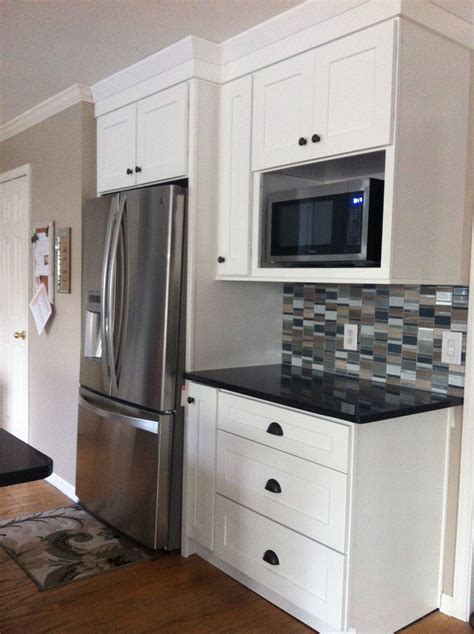 black stainless steel microwave white cabinets|small white microwave stand.